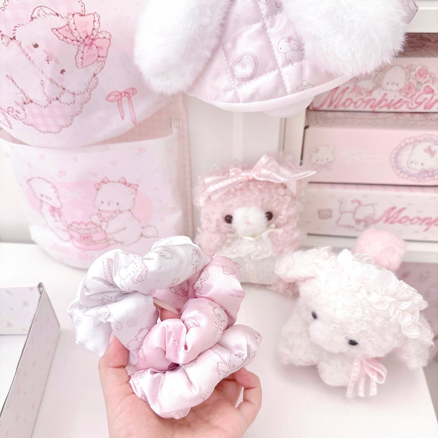 kawaii pillow hair ties