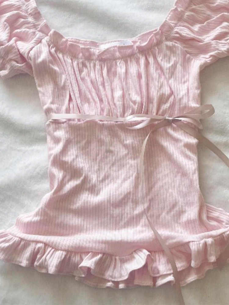 Pure Lust Pink Striped Top