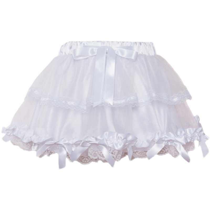 Lace Bows Dark Coquette Tutu Skirt