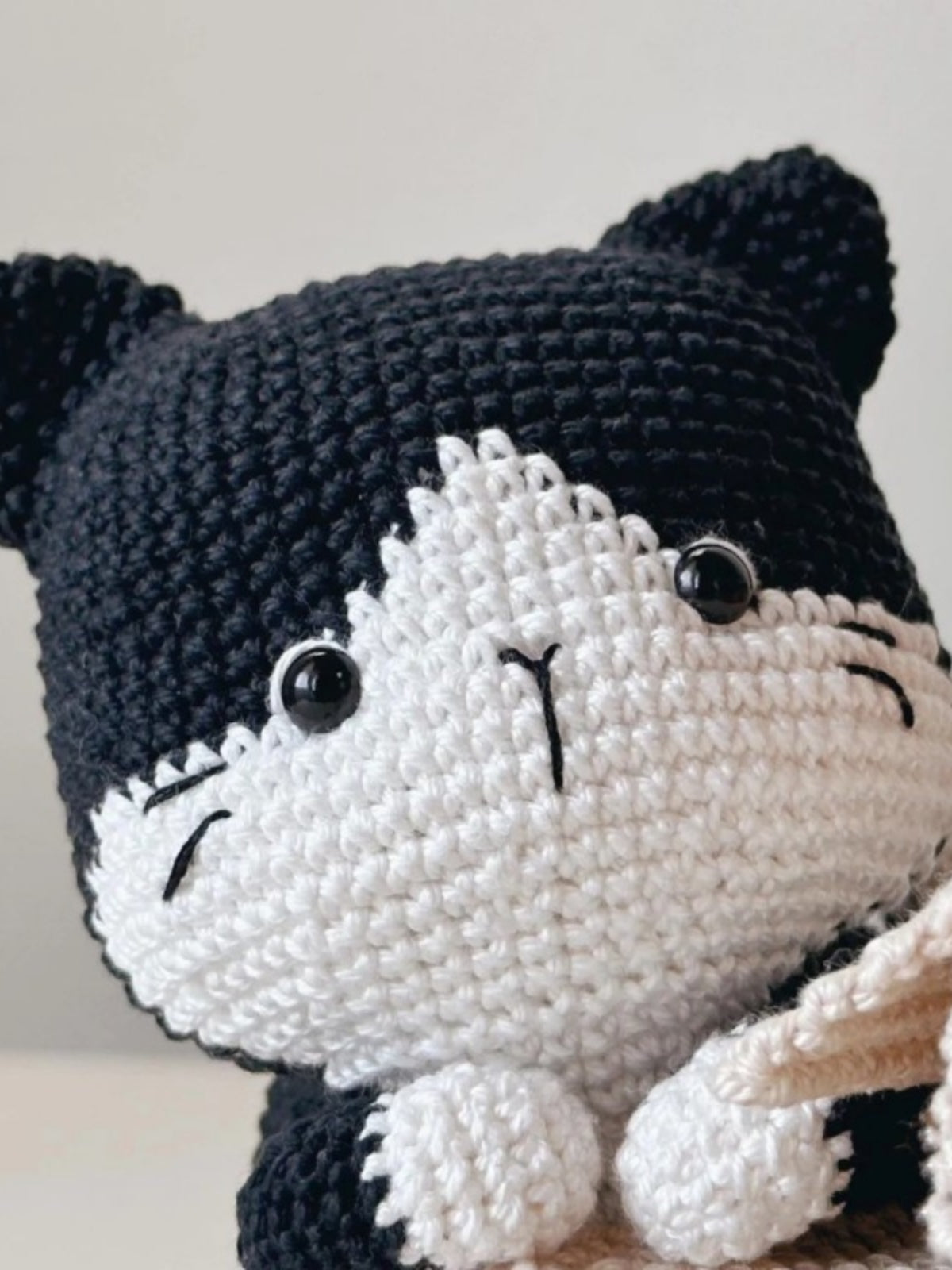 DIY wool kittens materials bag