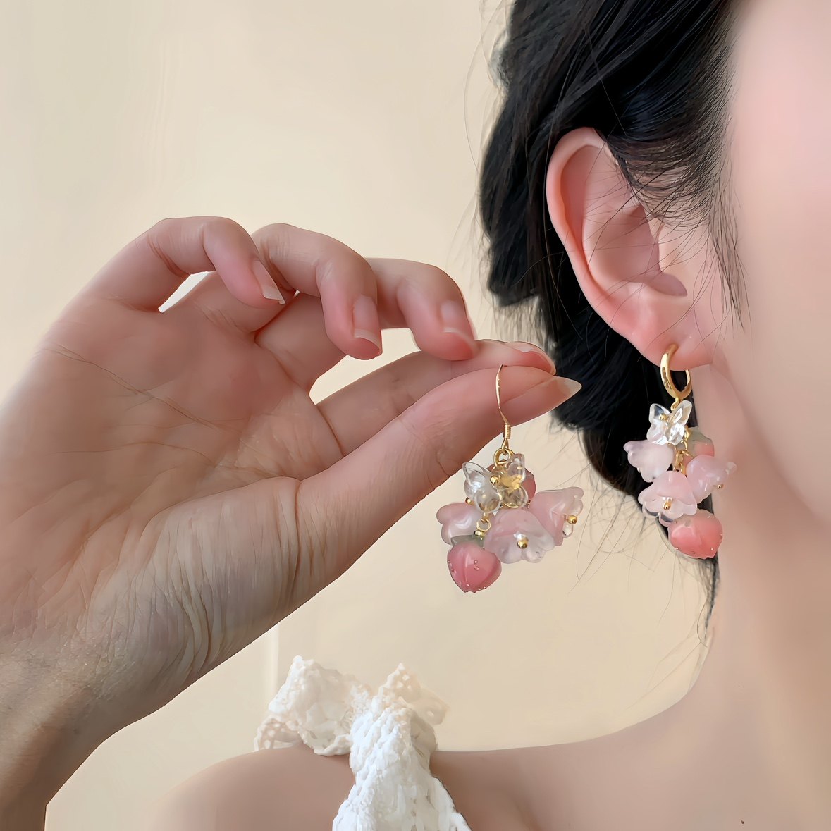 strawberry kawaii earrings
