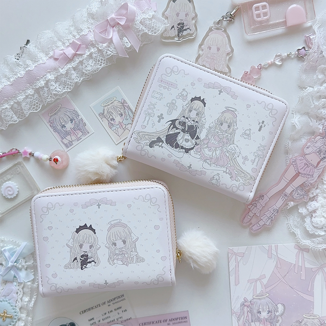 angel's heart kawaii purse