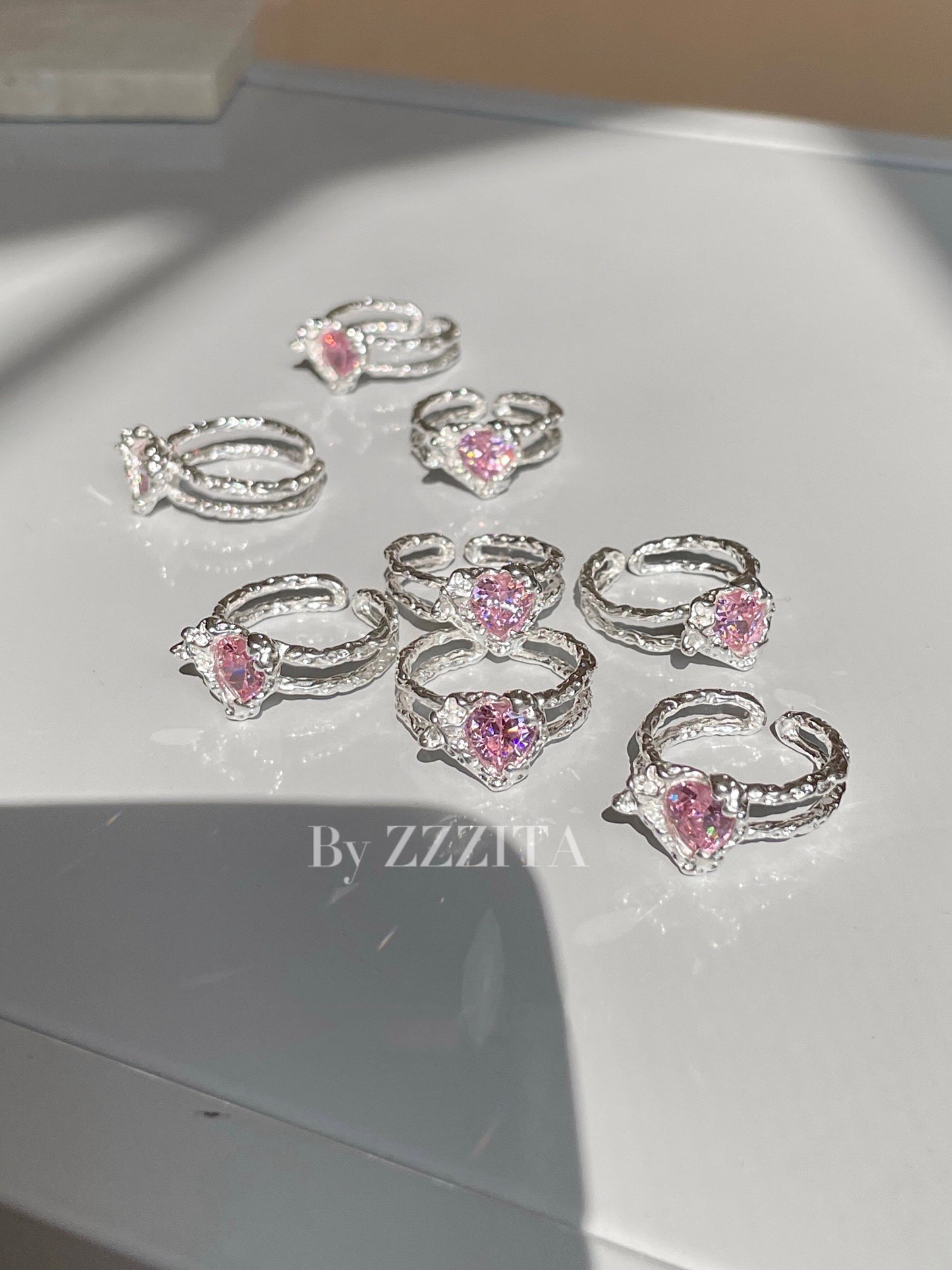 princesse kawaii pink ring