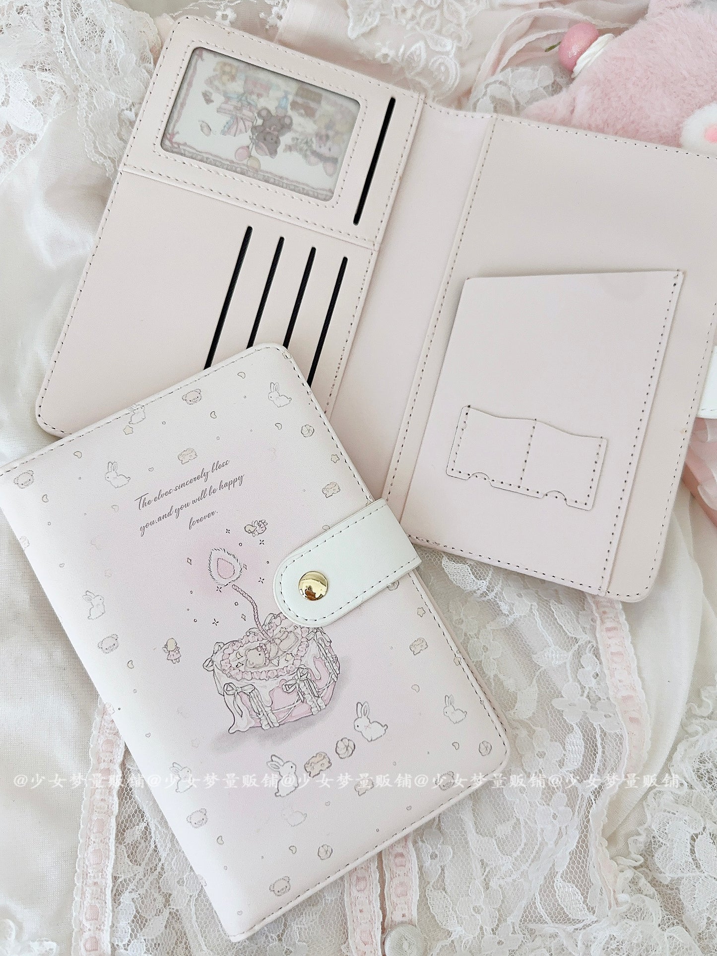 Girly Dream passport ticket holder
