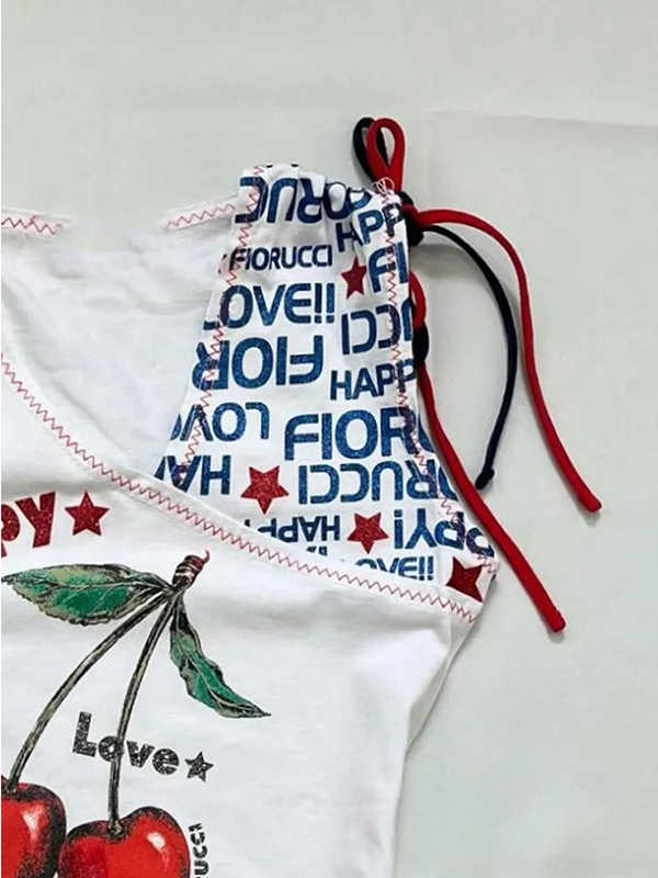 Cherry Strap Tank Top