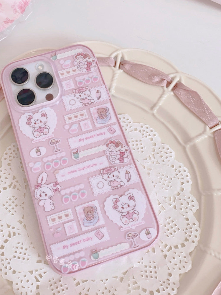 kawaii kitty phone case