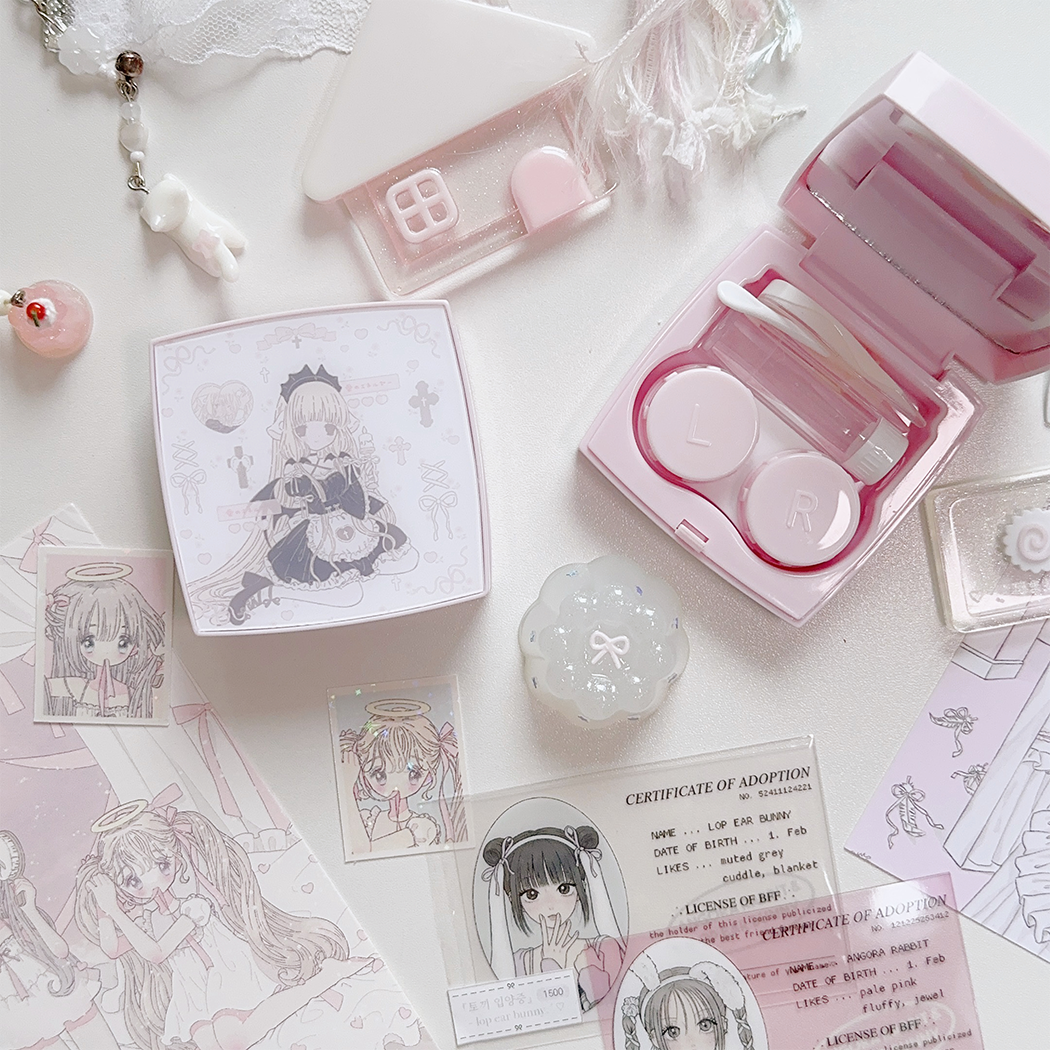 angel heart contact lens box