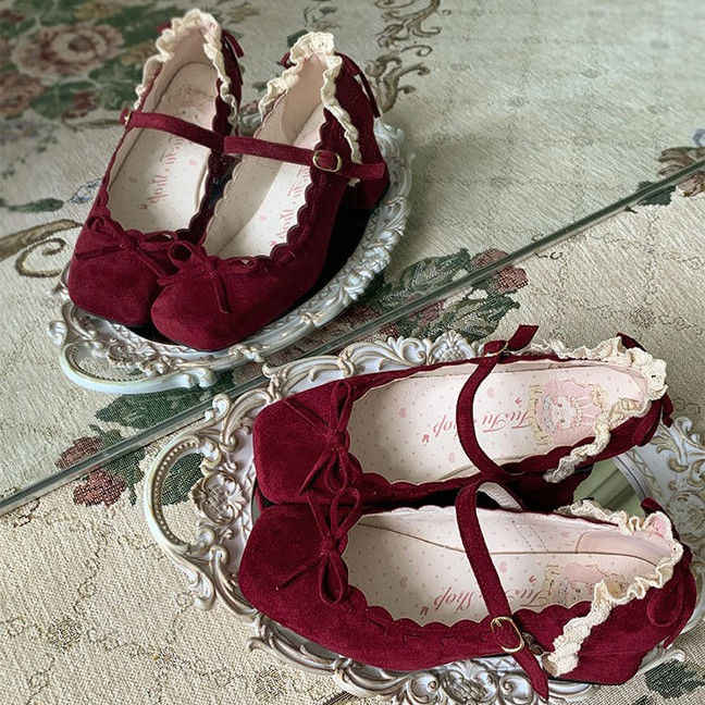Rococo Square Toe Lolita Shoes