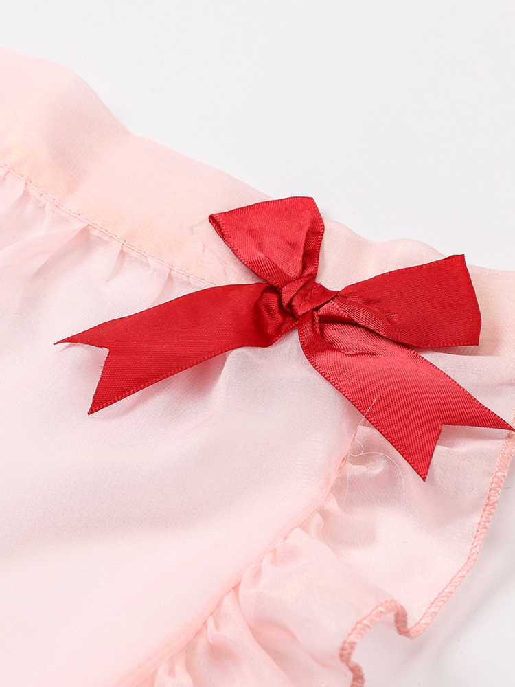 Maid Mesh Bellyband Lingerie