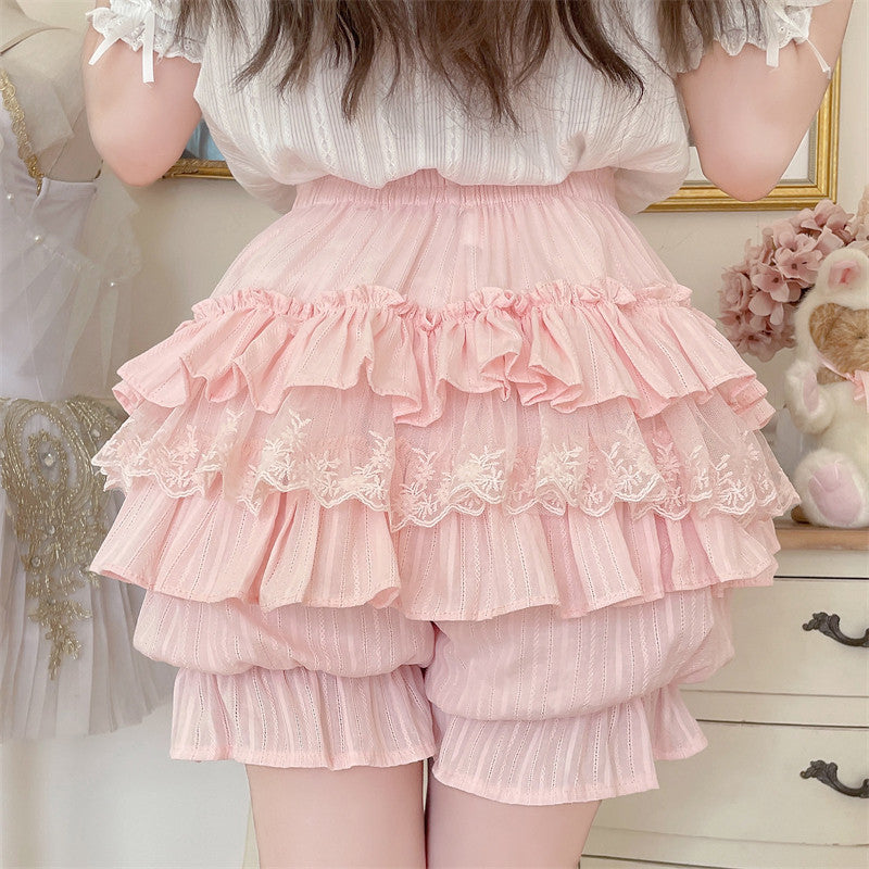 ruffled kawaii shorts