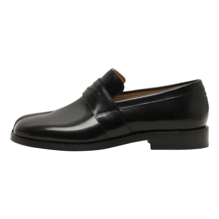 Preppy Split-toe Leather Shoes