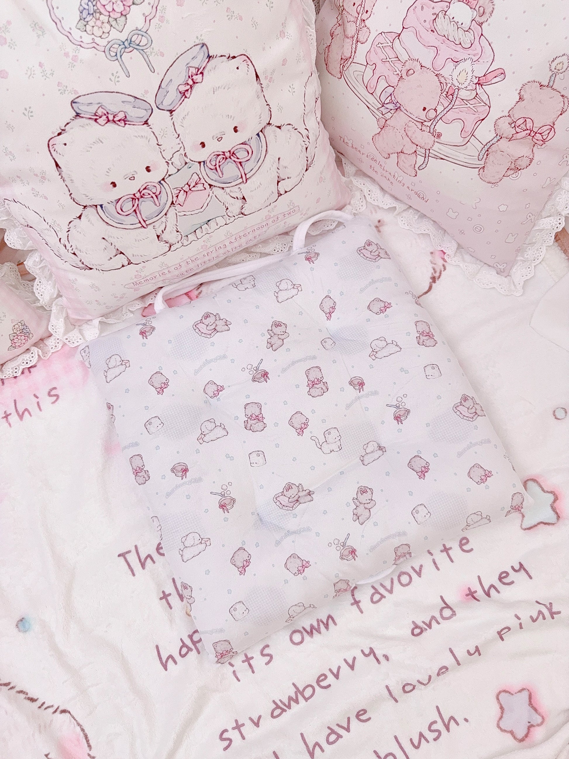 kawaii plush cushion