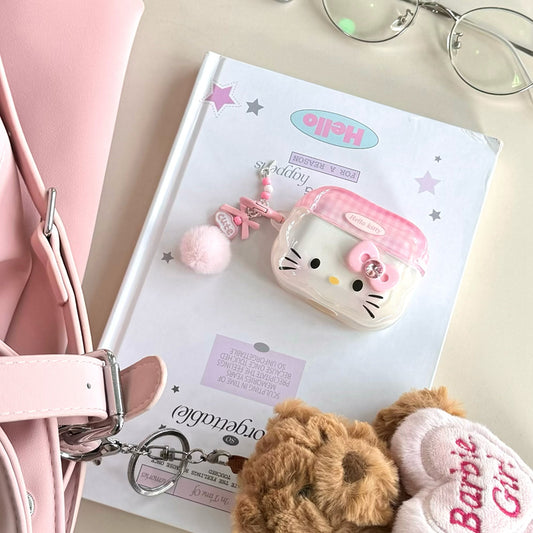cute bow kawaii airpods case