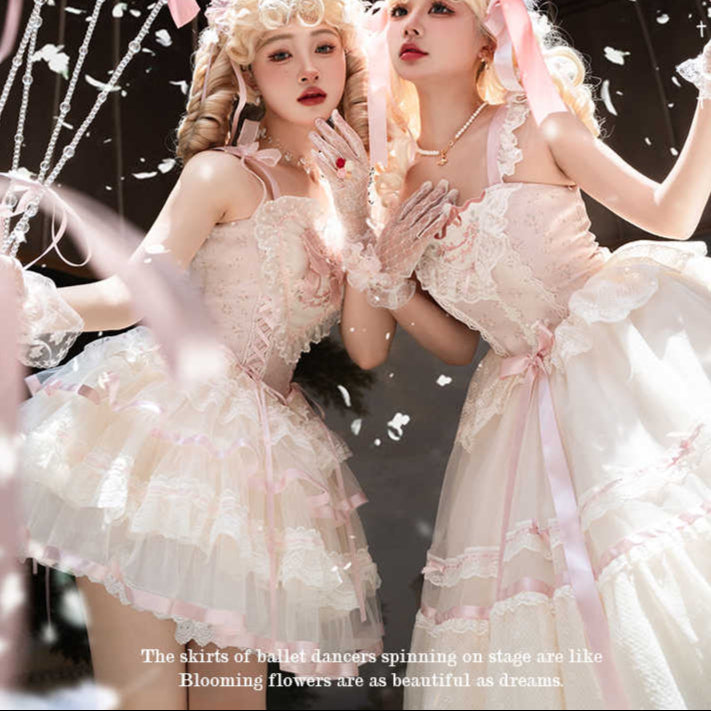 Silk Satin Ballet Lolita Dress