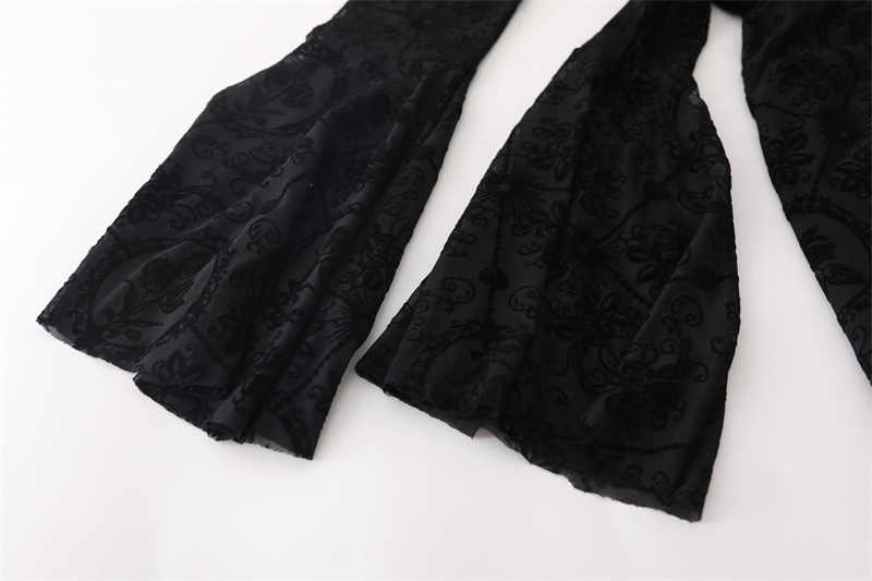 Goth Velvet Dark Coquette Dress