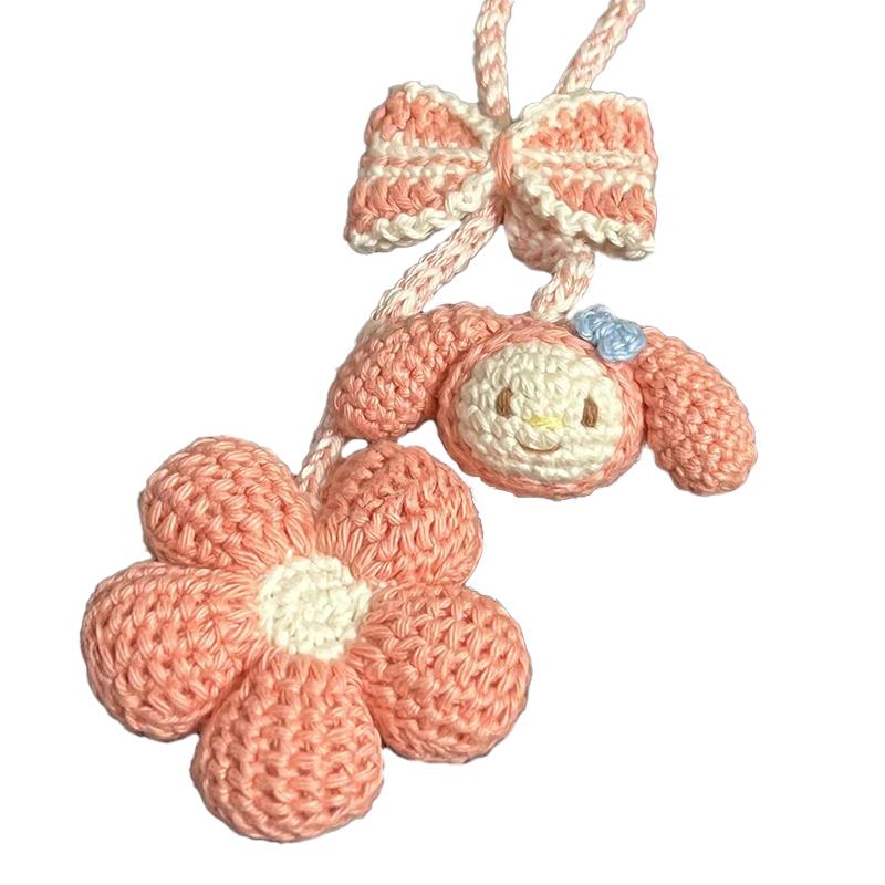 diy wool handmade kawaii keychain