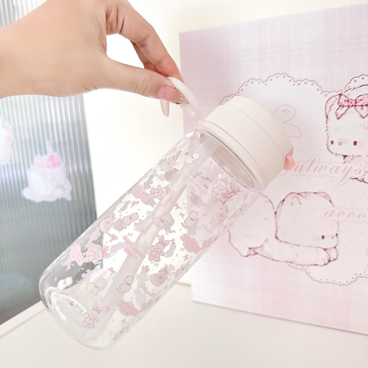 cute kawaii water bottle