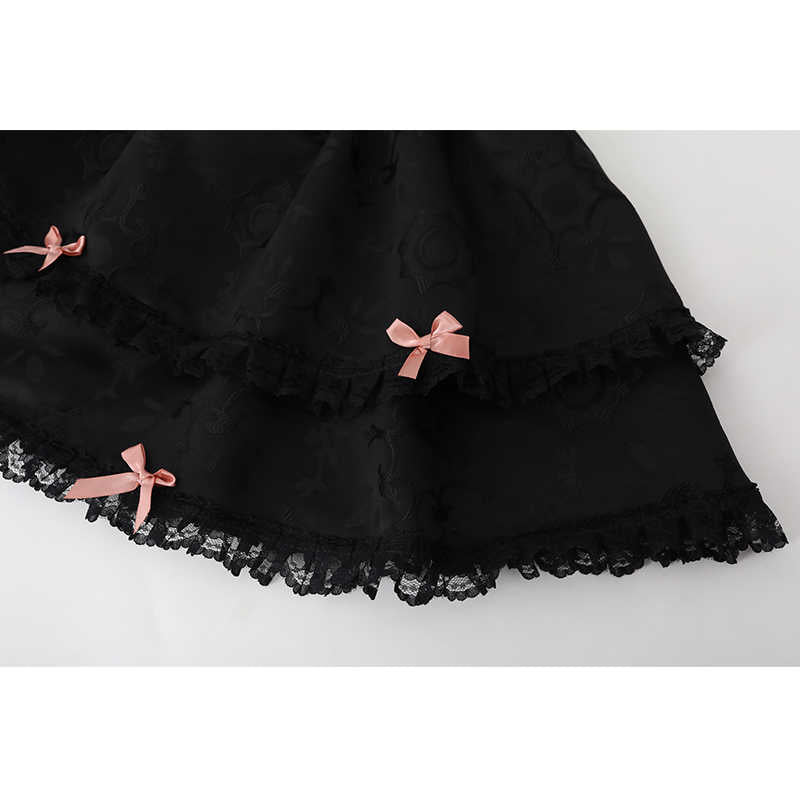 Pink Diamond Bow Dark Coquette Dress