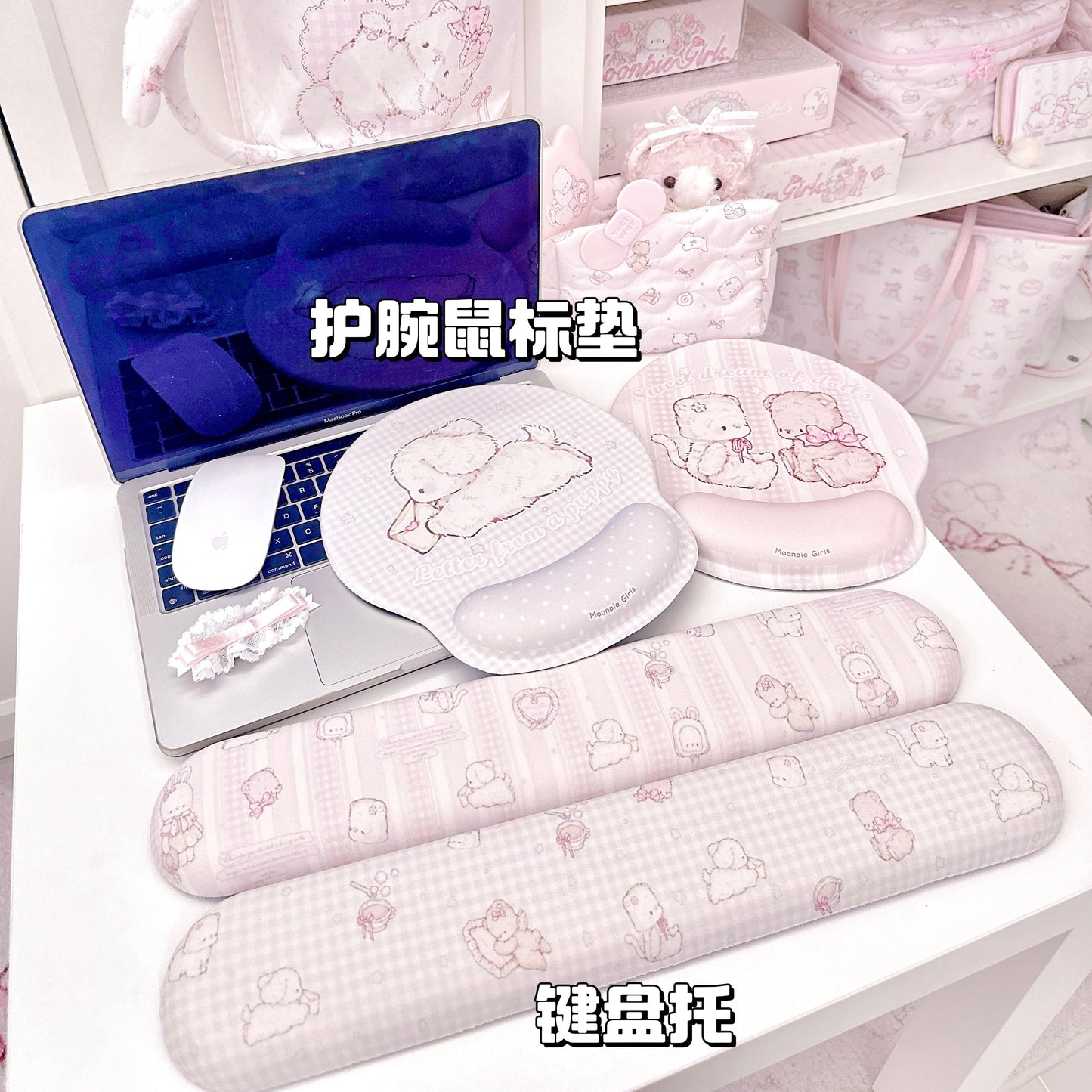 kawaii wrist mouse pad