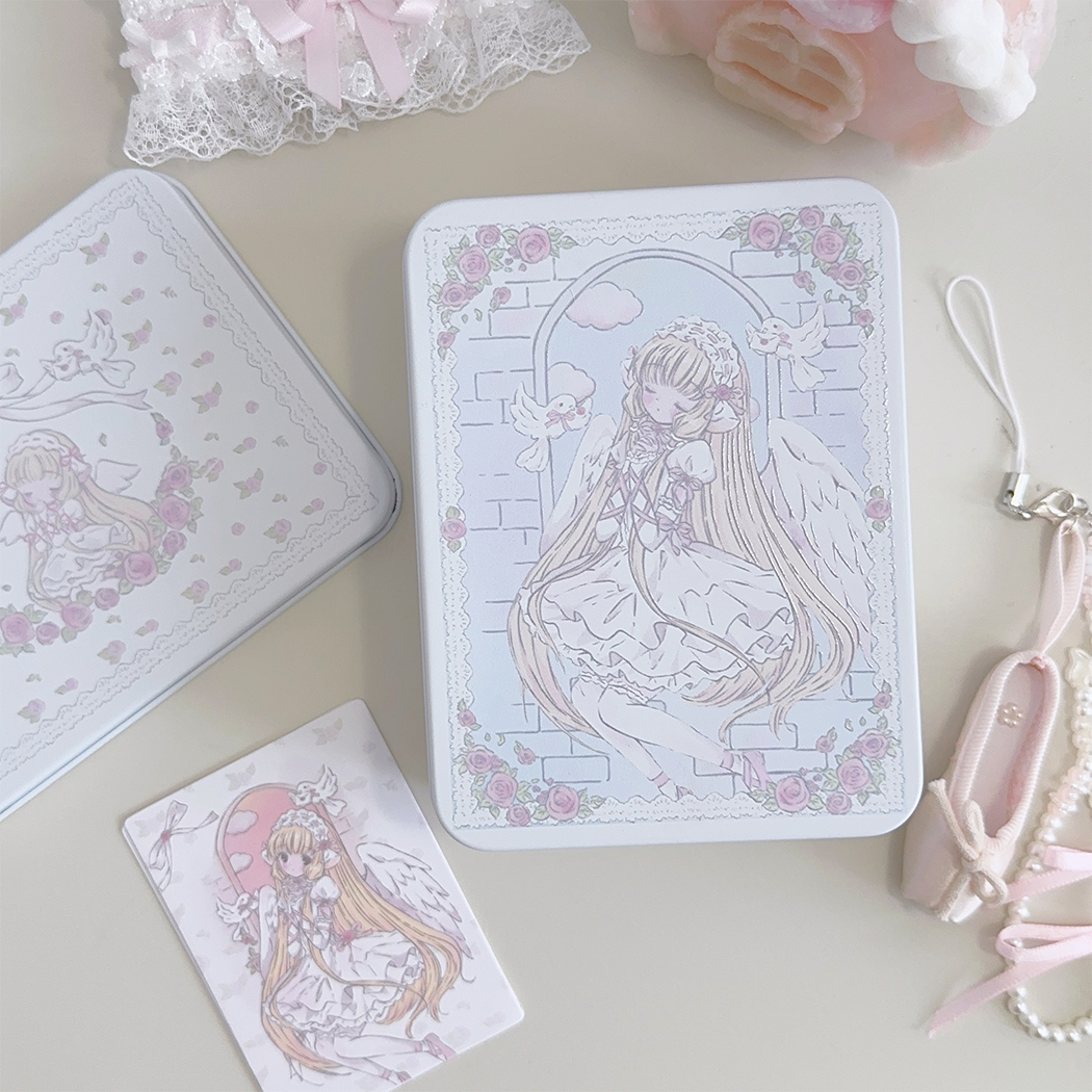 cute pink Tin box