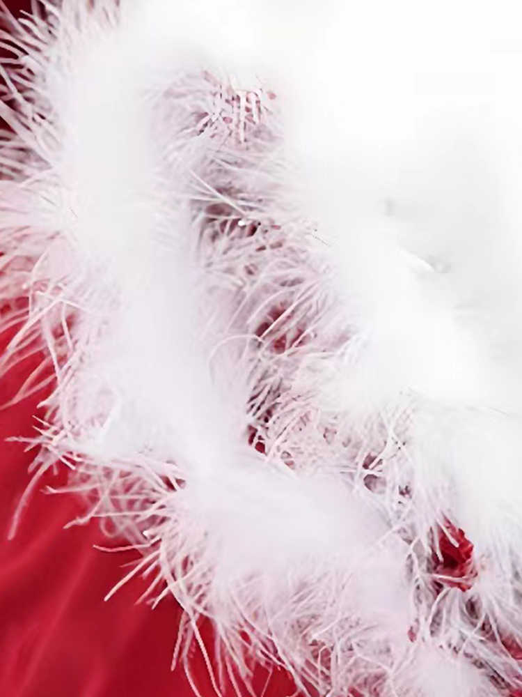 Christmas Velvet Mesh Nightgown