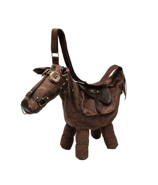 Horse Canvas Crossbody Bag