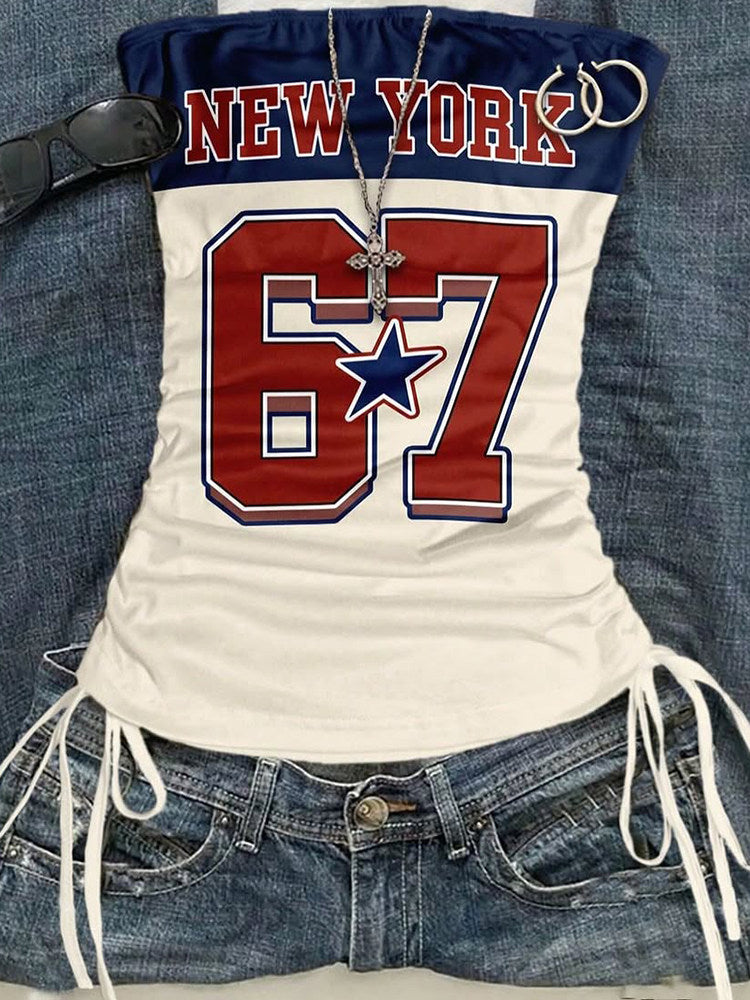 straps sports crop top