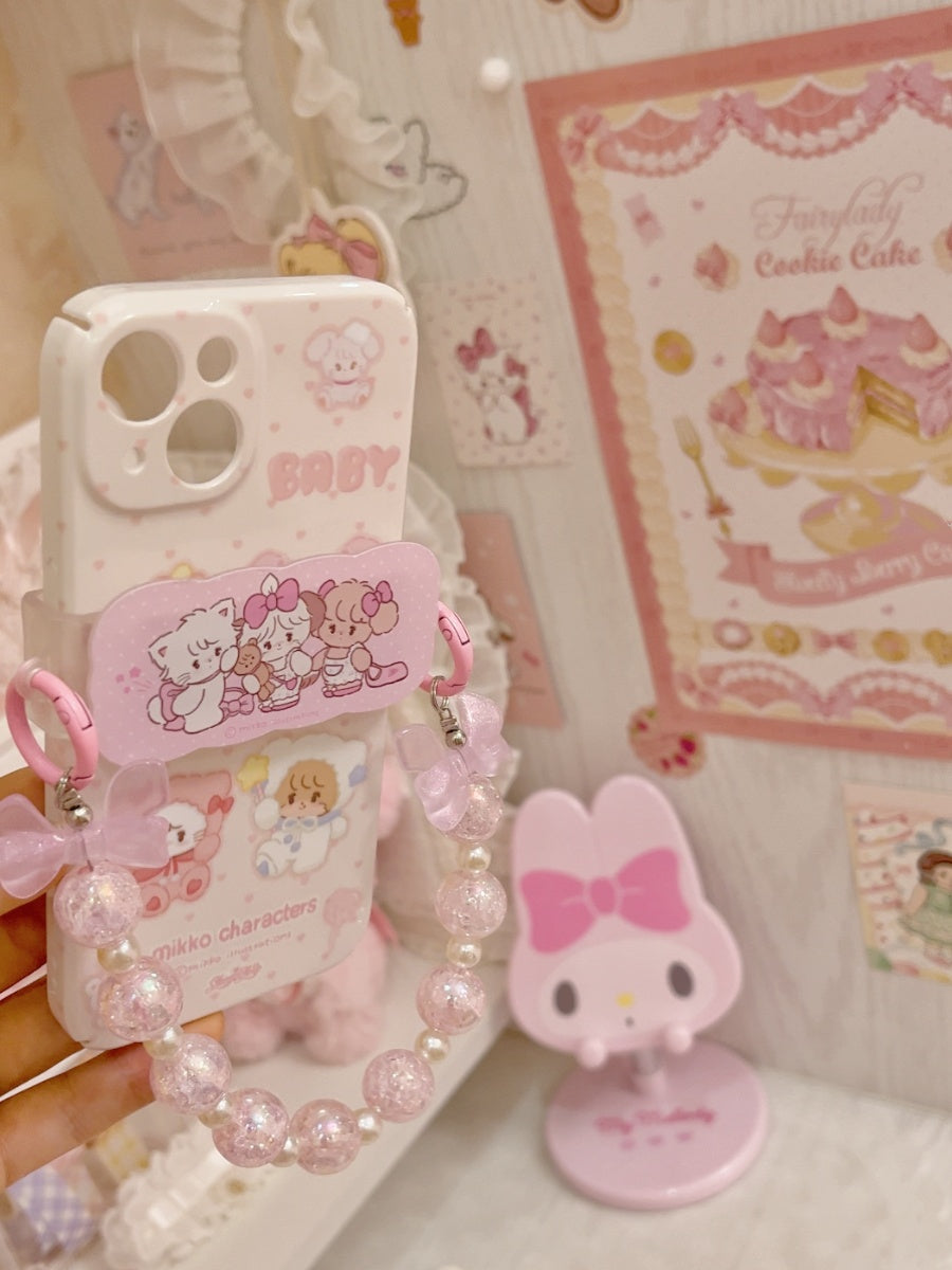 cute portable anti-lost mobile phone decorative clip