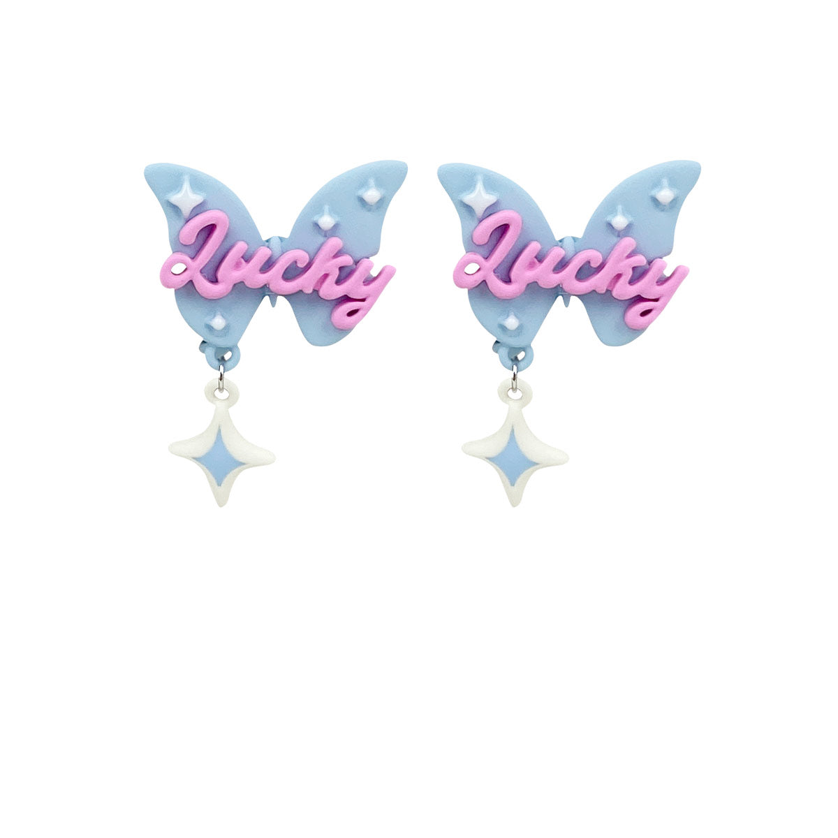 Y2K Butterfly Barbie Ear Clips