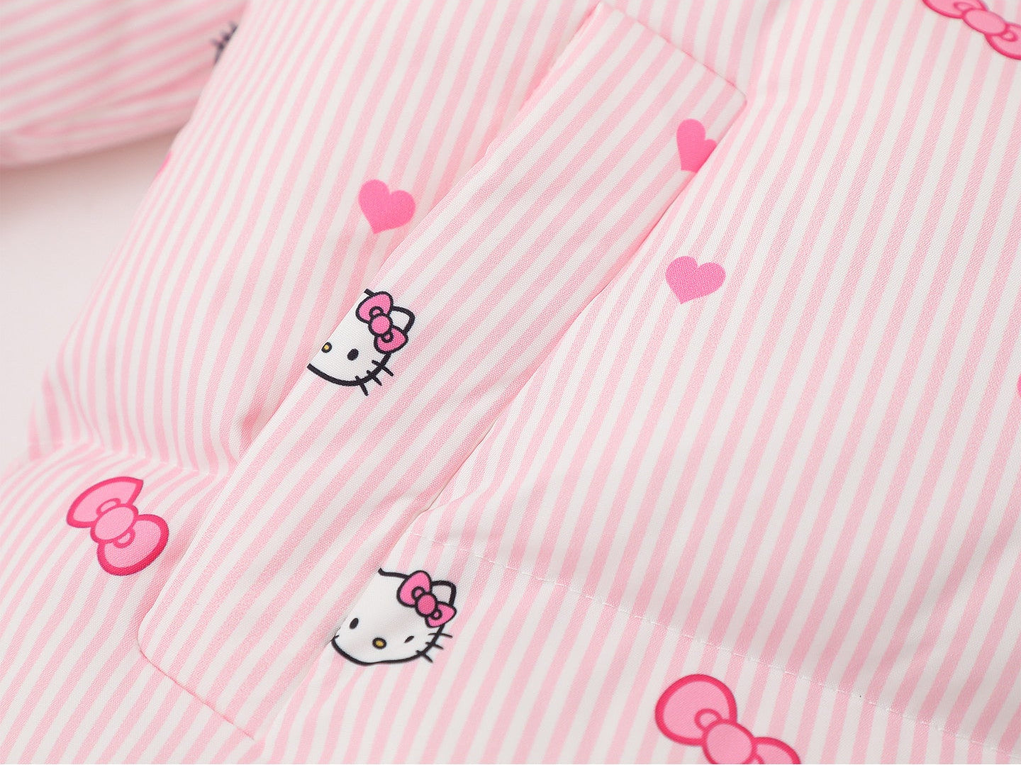 pink kitty kawaii winter coat