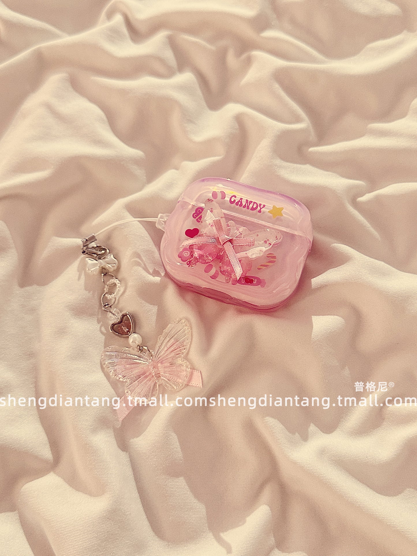 colorful ball butterfly kawaii airpods case