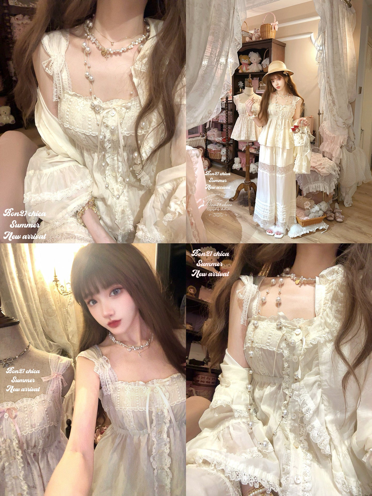 doll vintage lace tank top