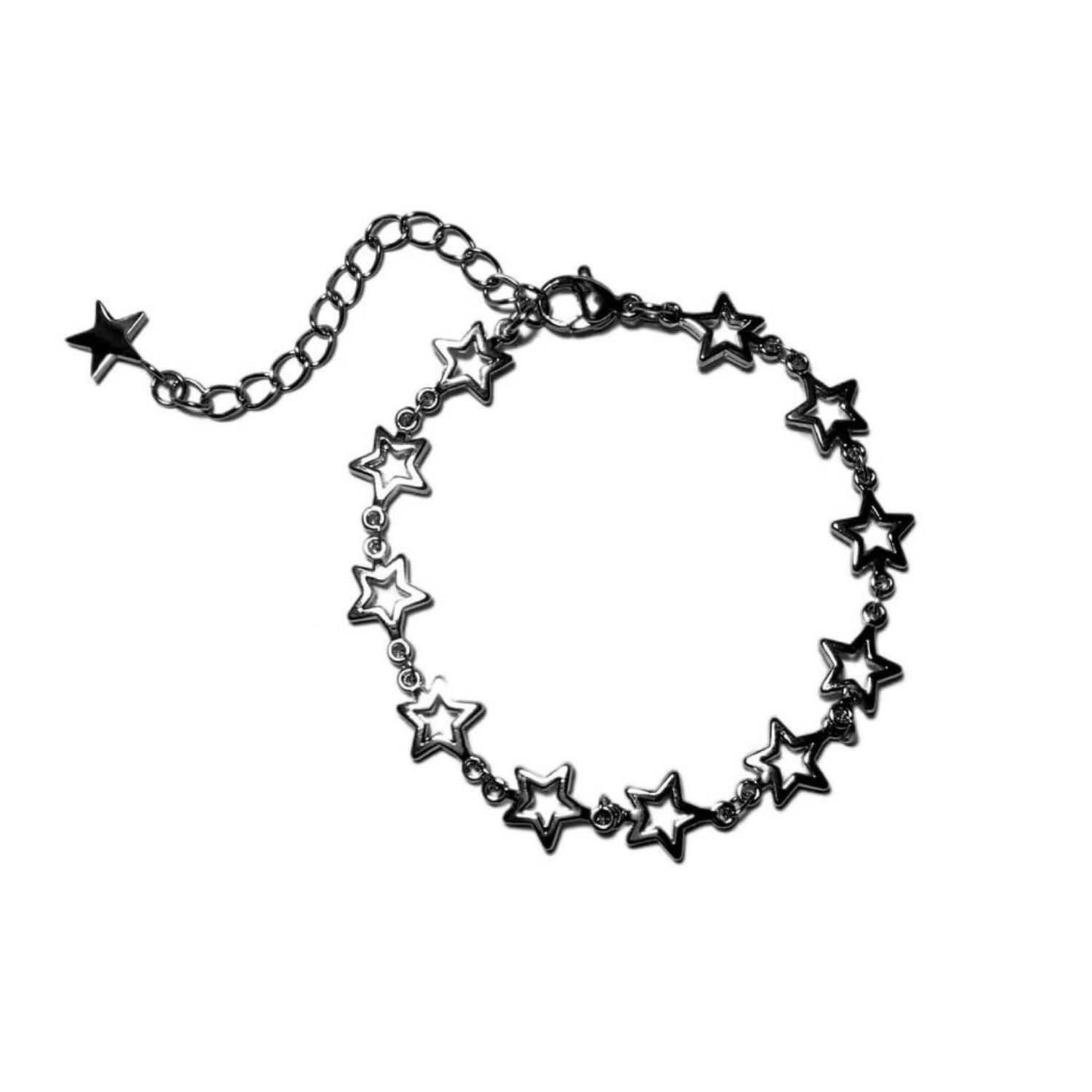 Y2K Star Chain Steel Bracelet