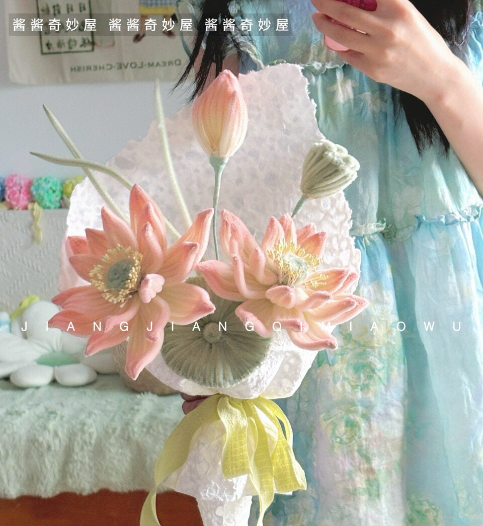 Lotus Bouquet DIY Chenille Stem Craft Kit