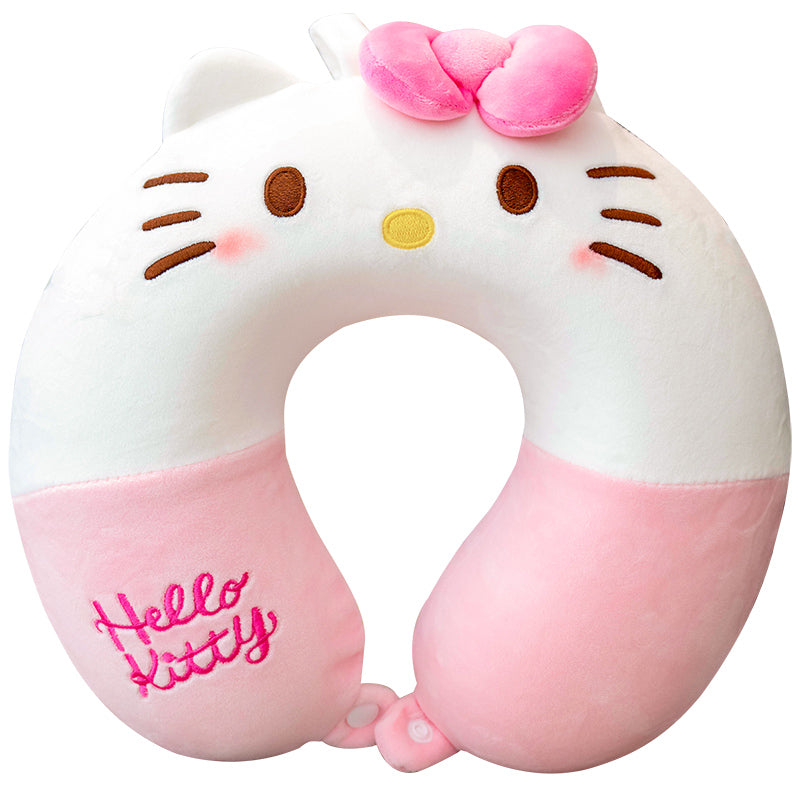 cute kitty U-shaped neck pillow