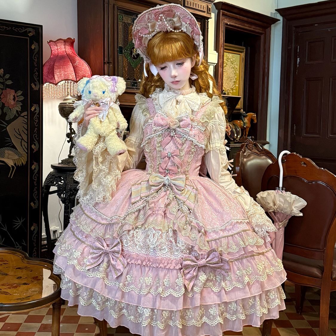 princess doll lace cake lolita dress
