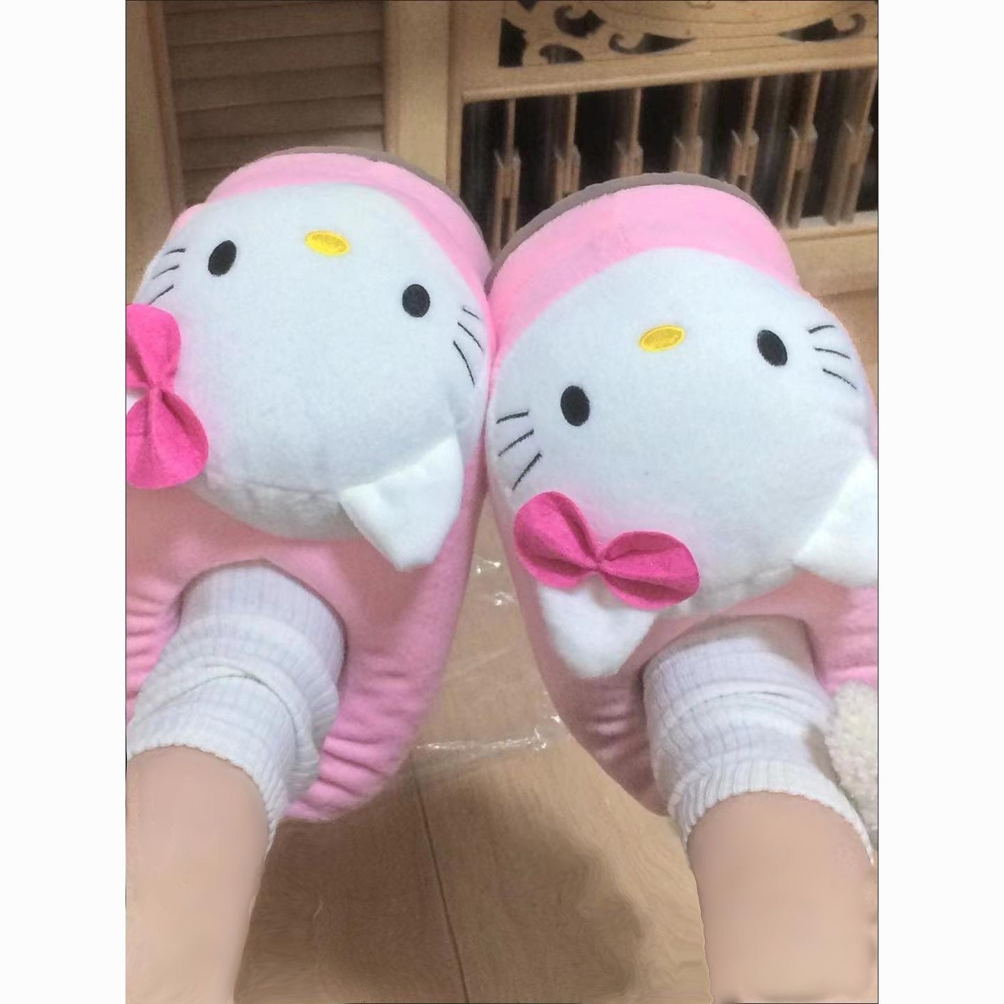 Cute Kitty cotton slippers