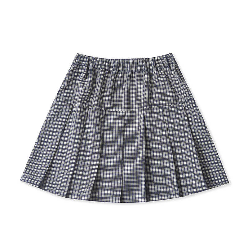 Preppy Plaid Pleated Skirt