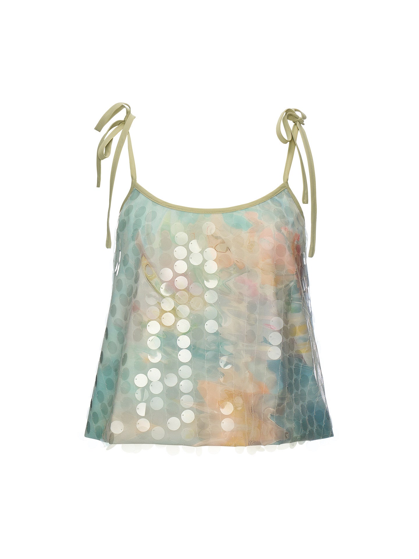 Shimmering Sequined Cami Top