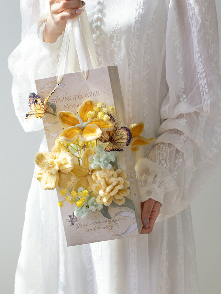 Handmade Chenille Stem Bouquet – Finished Product