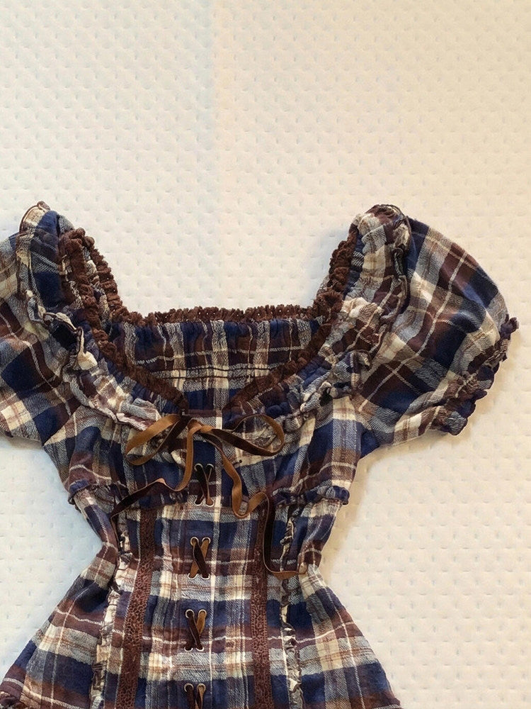 retro plaid shirt
