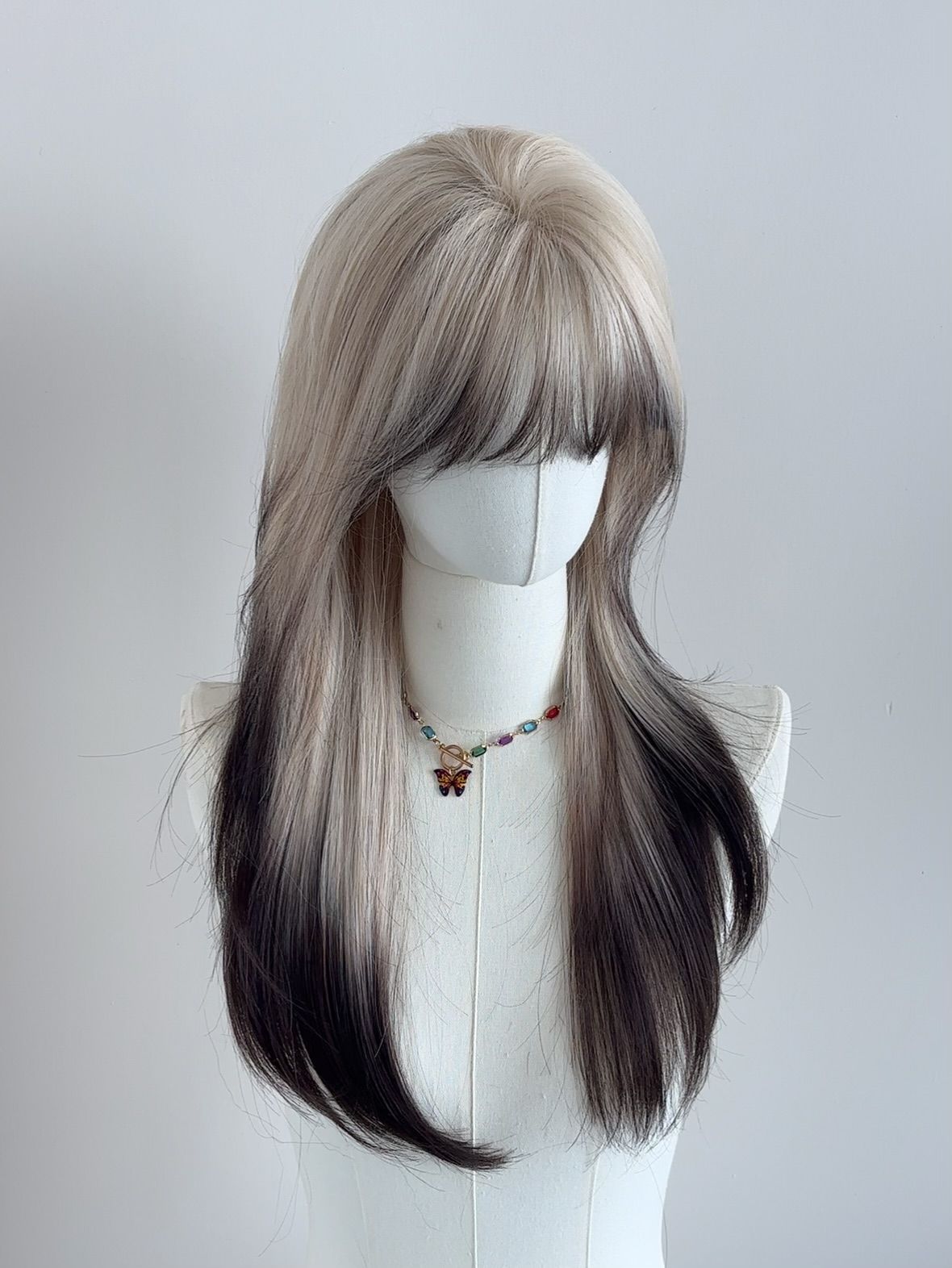 Gradient Long Straight Wig