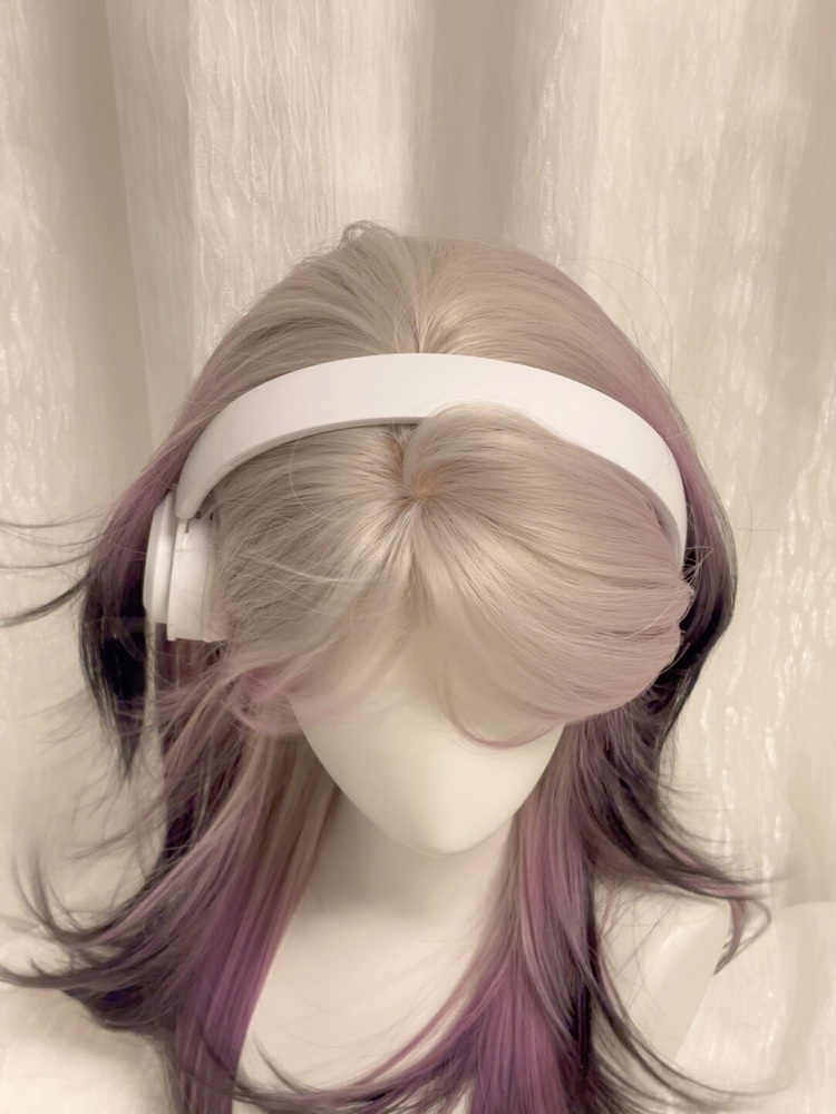 Pink&Purple Gradient Mullet Straight Wig