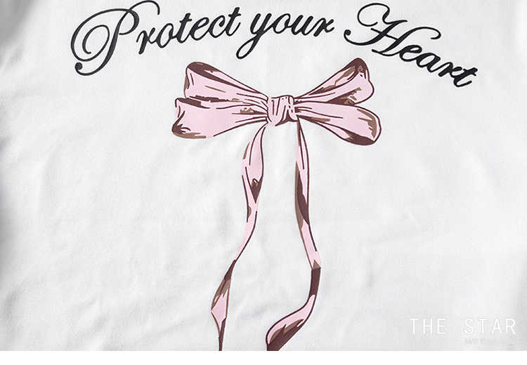 Coquette Bow Print Baby Tee