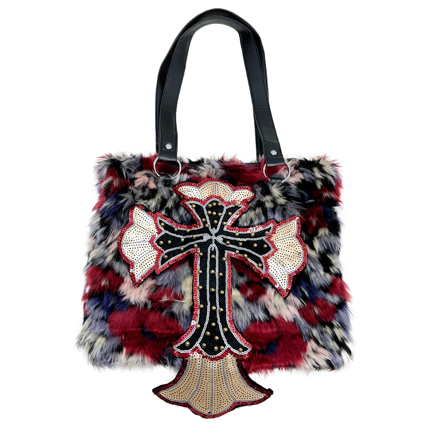 Shibuya Dark Cross Furry Bag