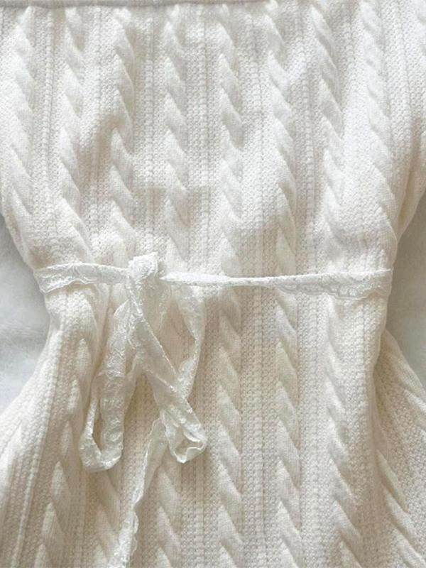 retro bow white shirt