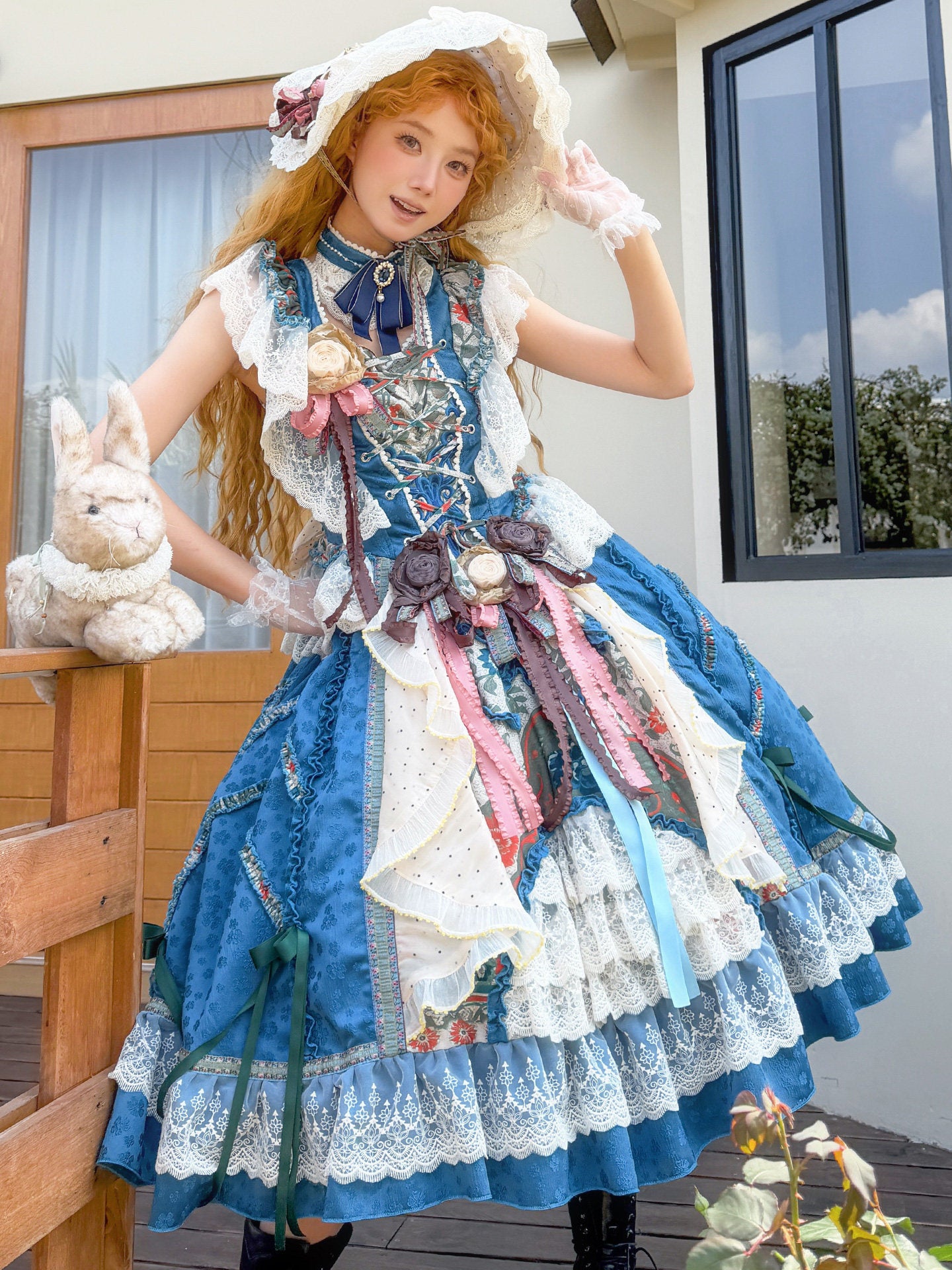 "Monet's Lakeside" Classical Lolita Dress