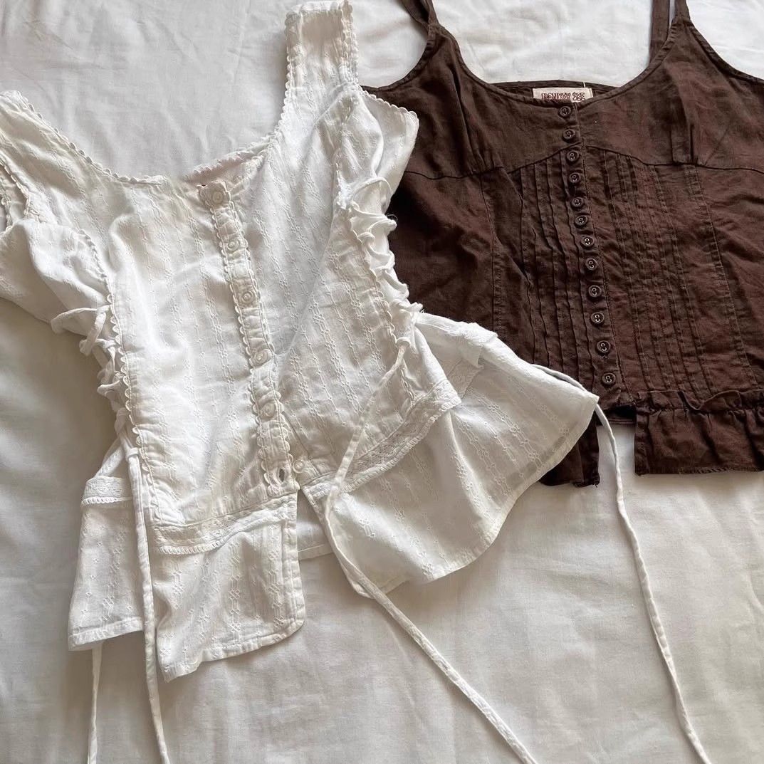 White jacquard sling