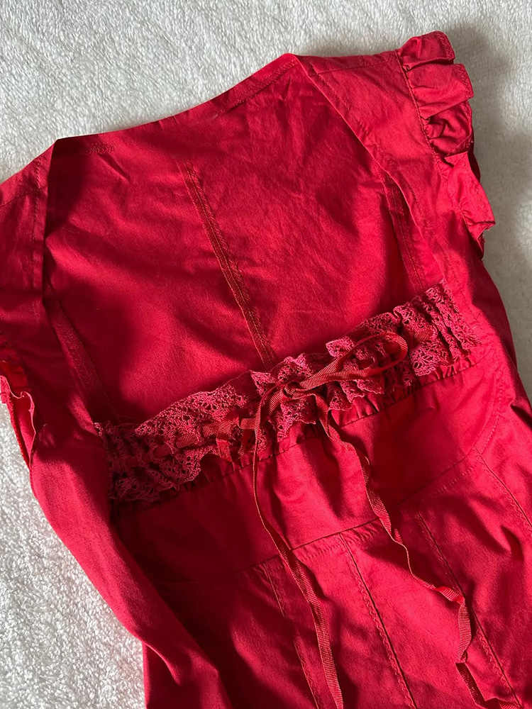 Red Retro Top