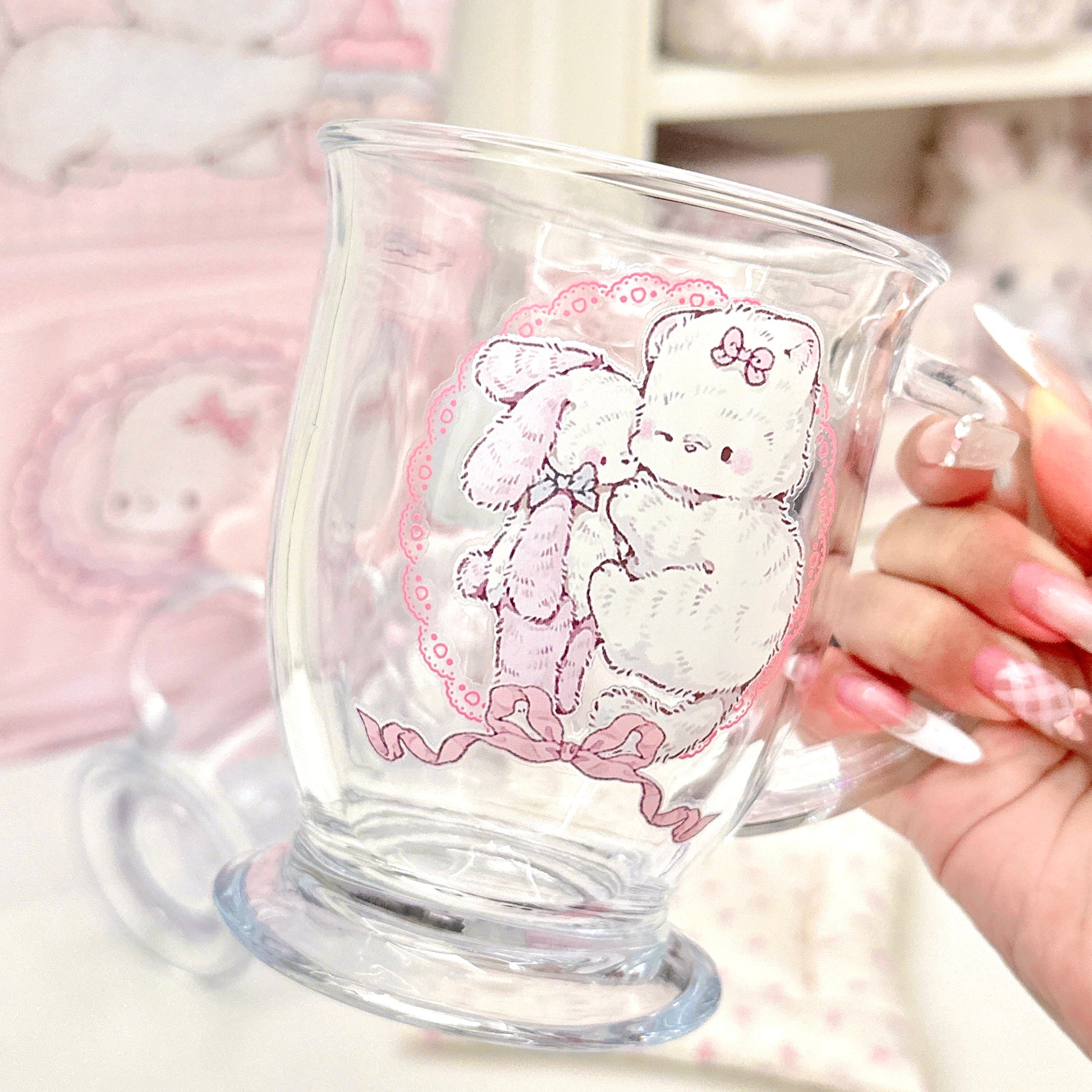 Cute cat water cup
